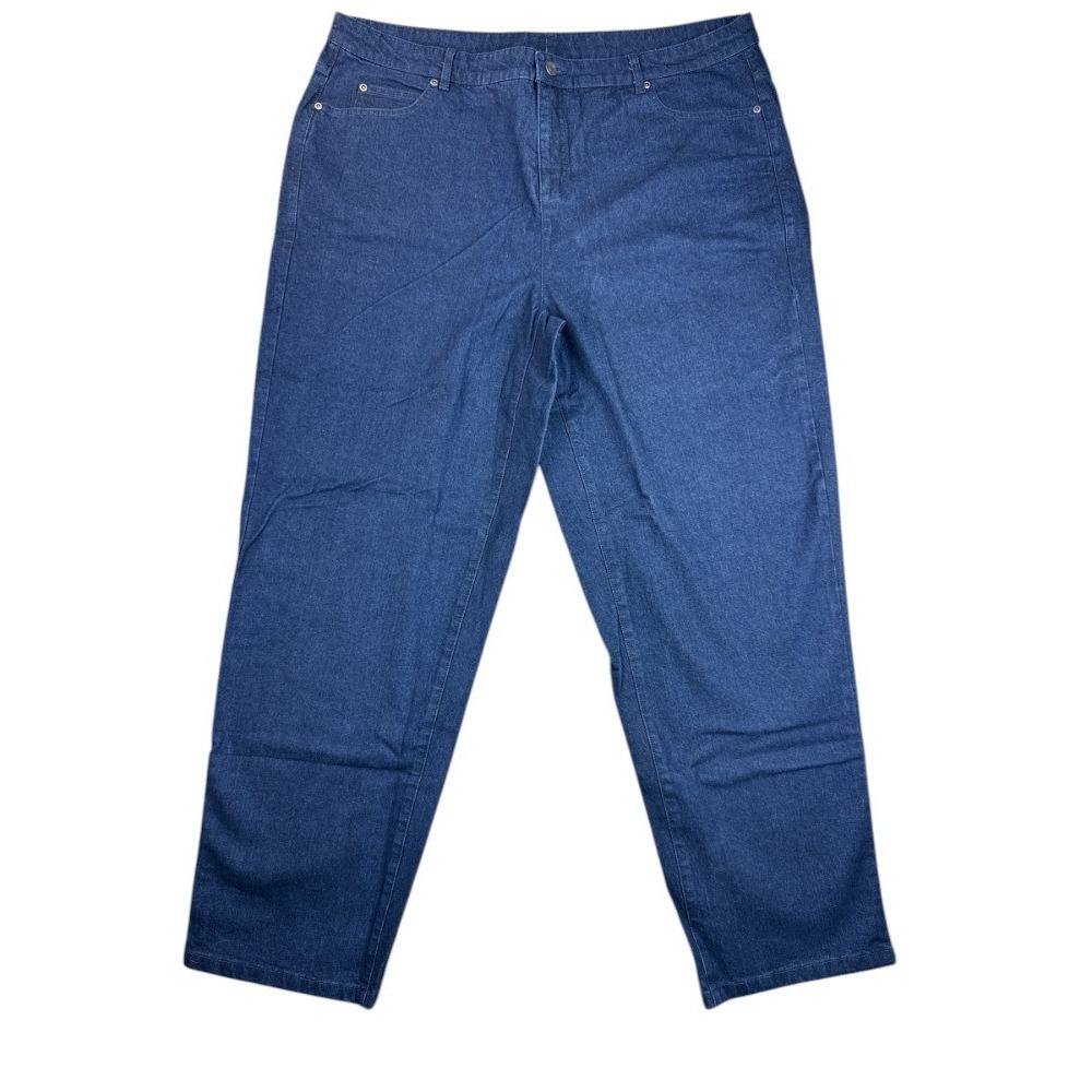 Appleseed's Dreamflex Jeans 20W‎ Dark Denim High Rise Straight Leg New